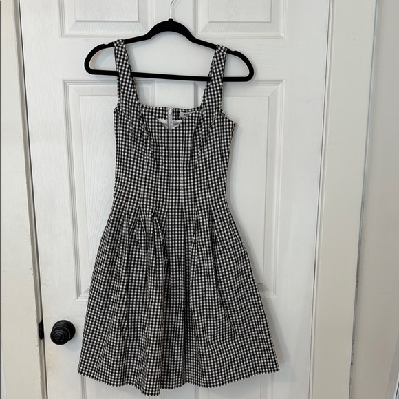 White House Black Market Dresses & Skirts - Black and White Gingham Dress with Pockets